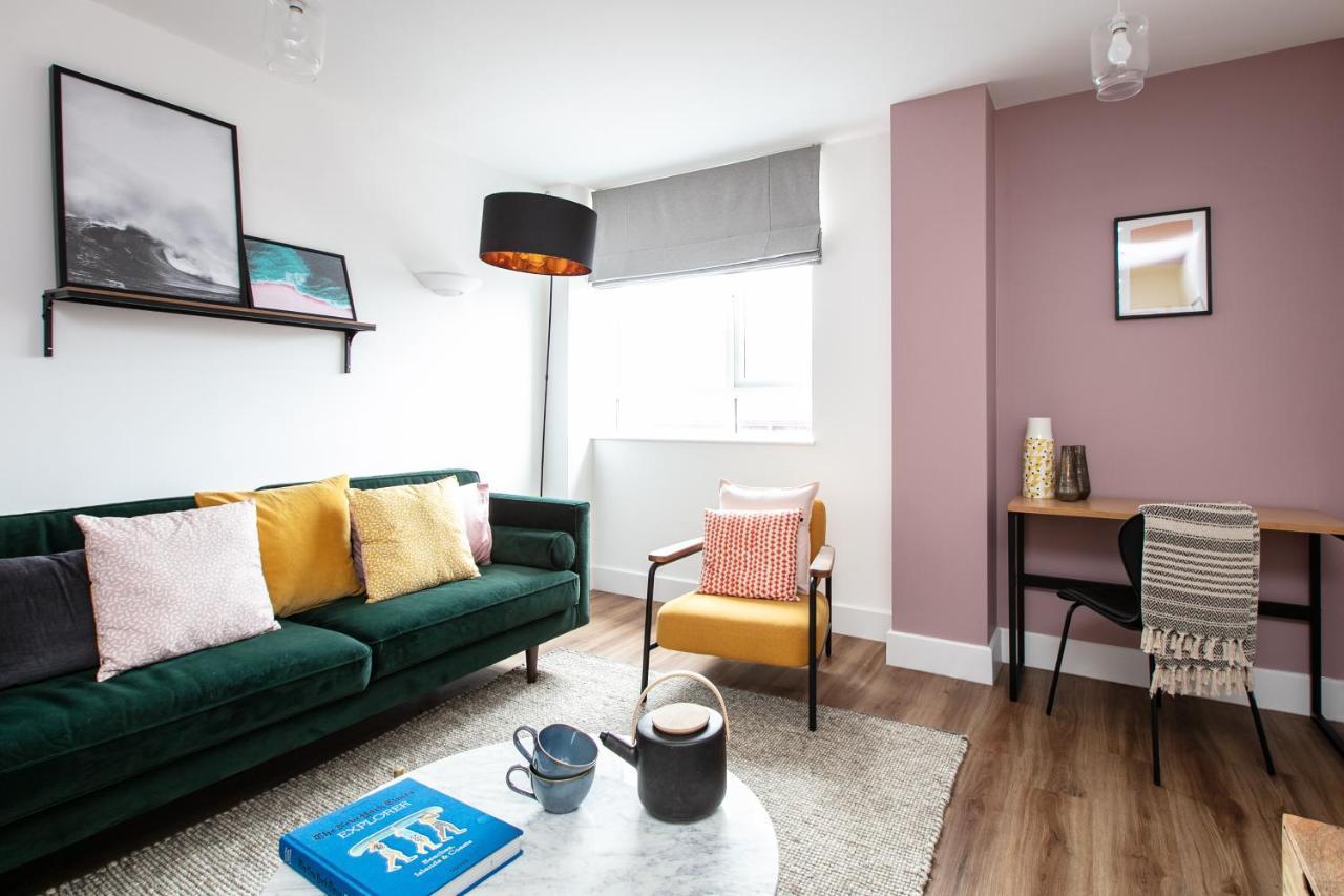 City Centre - Free Parking - Stylish 2 Bedroom Apartment Bristol Kültér fotó