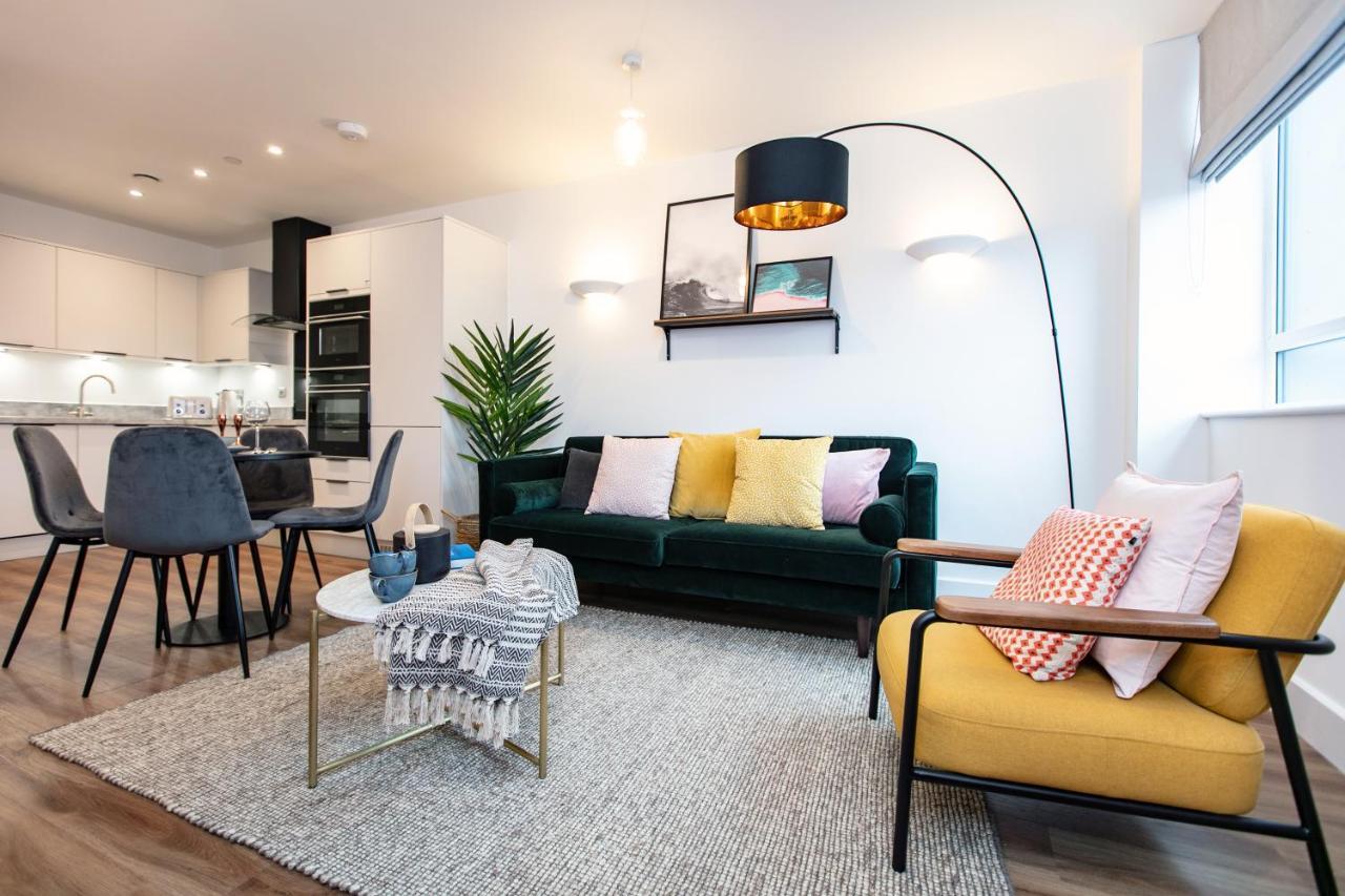 City Centre - Free Parking - Stylish 2 Bedroom Apartment Bristol Kültér fotó